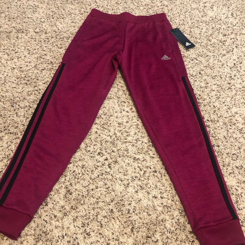 Adidas Girls Track Pants Medium NWT (10-12)